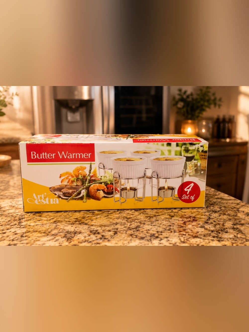 Set Of 4 Butter Warmers